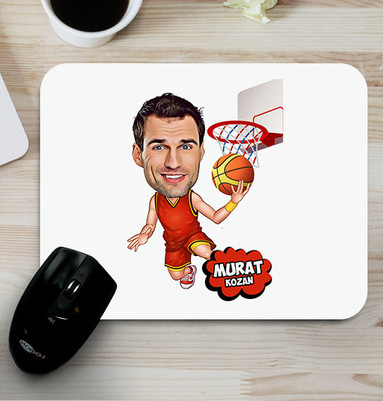  - Basketbol Sever Karikatürlü Mouse Pad