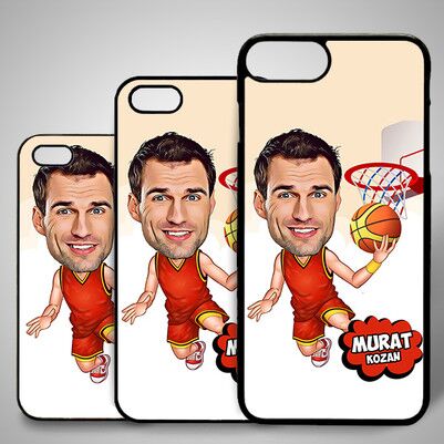  - Basketbolcu Karikatürlü Iphone Kapak