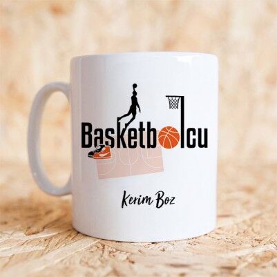 Basketbolculara Özel Kupa Bardak - Thumbnail