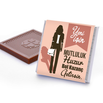 Bayana Yeni İş Hediyesi Çikolata - Thumbnail