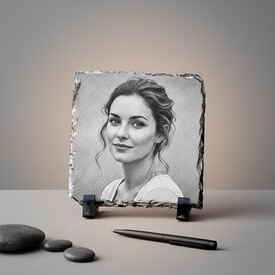  - Bayanlara Özel Karakalem Efektli Dekoratif Taş