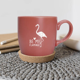 Be My Flamingo Kırmızı Kupa Bardak - Thumbnail