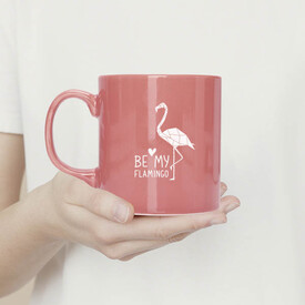  - Be My Flamingo Kupa Bardak Pembe