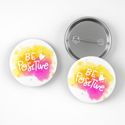Be Positive Buton Rozet - Thumbnail