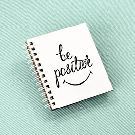 Be Positive Sevimli Tasarım Not Defteri - Thumbnail