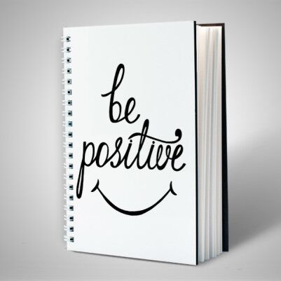 Be Positive Temalı Motto Defter - Thumbnail