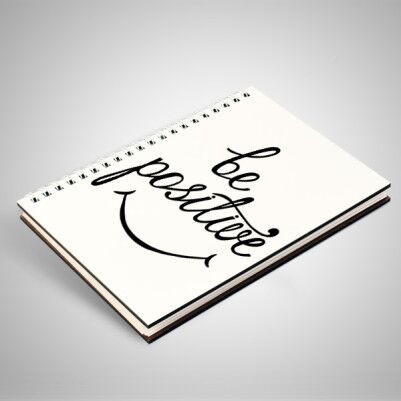 Be Positive Temalı Motto Defter - Thumbnail