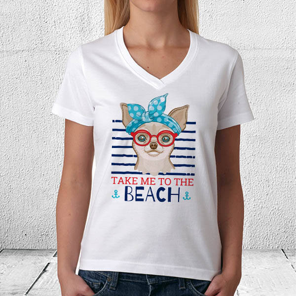 Beach Dog Tasarım Tişört