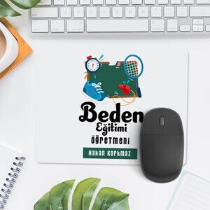 Beden Öğretmenlerine Özel İsimli Mousepad - Thumbnail