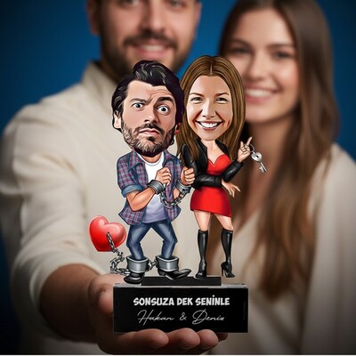  - Ben Sana Mahkum Karikatürlü Biblo