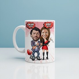  - Ben Sana Mahkum Karikatürlü Kupa