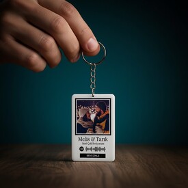  - Beni Dinle Spotify Kişiye Özel Anahtarlık