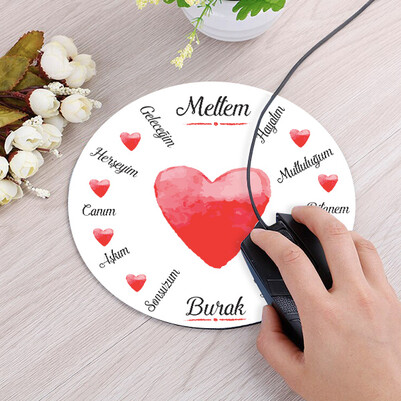  - Benim İçin Sen Yuvarlak Mousepad