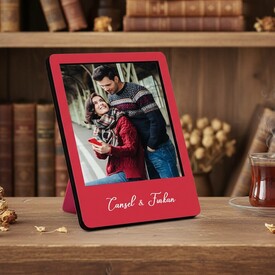  - Biricik Aşkım Ahşap Polaroid Çerçeve