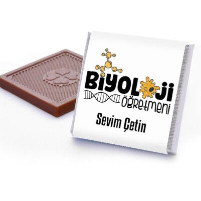 Biyoloji Öğretmenine Hediye Çikolata Kutusu - Thumbnail