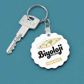  - Biyoloji Öğretmenlerine Hediye Papatya Anahtarlık