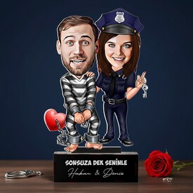  - Biz Bize Mahkumuz Karikatürlü Biblo