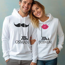  - Bizim Büyük Aşkımız Kapşonlu Sevgili Sweatshirt