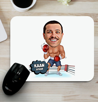  - Boksör Karikatürlü Mouse Pad