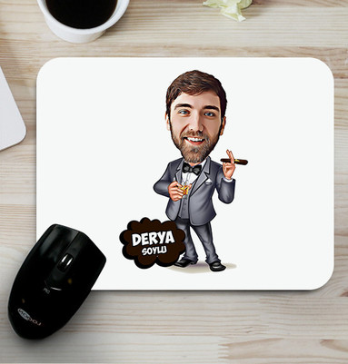  - Bonkör Erkek Karikatürlü Mouse Pad