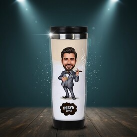  - Bonkör Karikatürlü Termos Bardak