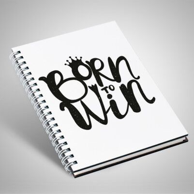 Born To Win Motto Defter - Thumbnail