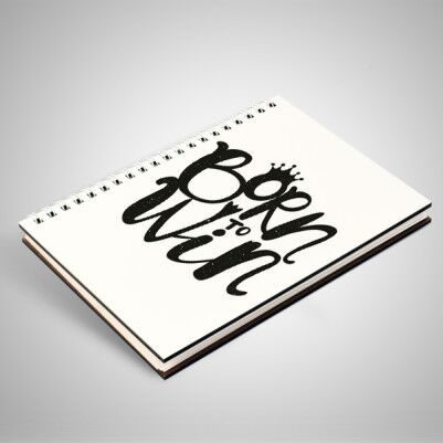 Born To Win Motto Defter - Thumbnail