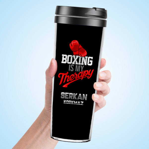 Boxing Is My Therapy Termos