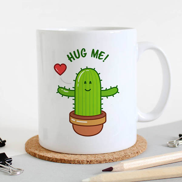 Cactus In Love Tasarım Kupa Bardak