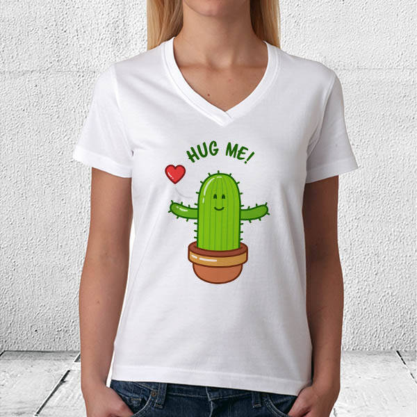 Cactus In Love Tasarım Tişört