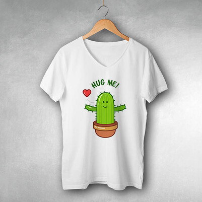  - Cactus In Love Tasarım Tişört