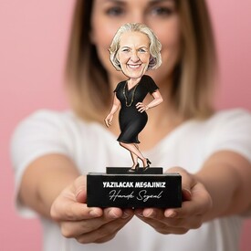  - Canım Annem Karikatürlü Biblo