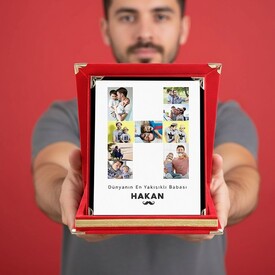  - Canım Babam Fotoğraflı Harf Plaket