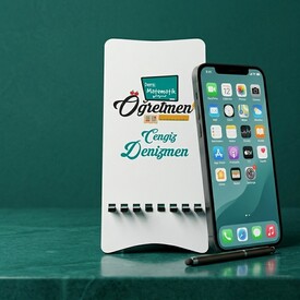  - Canım Öğretmenim Temalı Telefon Standı