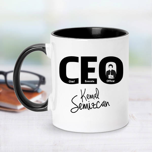 CEO İçin Siyah Kupa Bardak