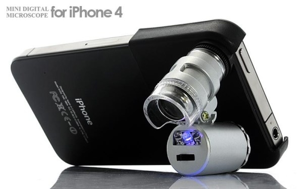 Cep Telefonları için Mini Mikroskop - 60x Zoom