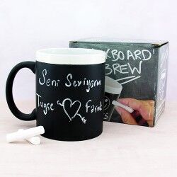 Chalk Mug - Tebeşir Kupa Bardak - Thumbnail