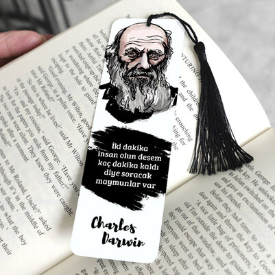 Charles Darwin Kitap Ayracı - Thumbnail