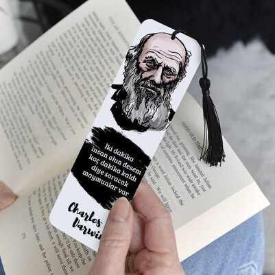 Charles Darwin Kitap Ayracı - Thumbnail