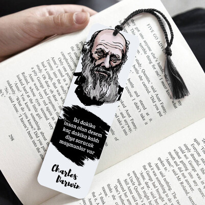 Charles Darwin Kitap Ayracı - Thumbnail