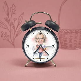  - Çiçek Annem Karikatürlü Çalar Saat