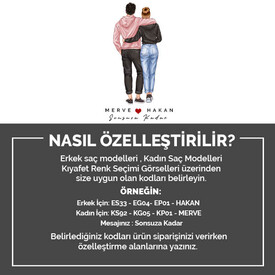 Çiftlere Özel Özelleştirilebilir Yastık - Thumbnail