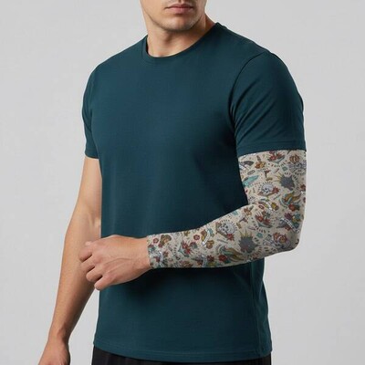  - Çılgın Motorcu Tasarım Erkek Kol Çorabı