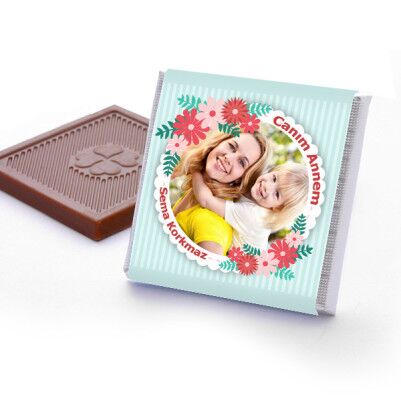 Cıvıl Cıvıl Anneler Günü Temalı Çikolata - Thumbnail