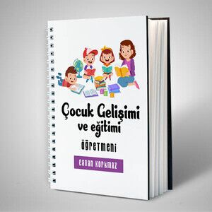 Çocuk Gelişimi Öğretmeni Temalı Defter - Thumbnail