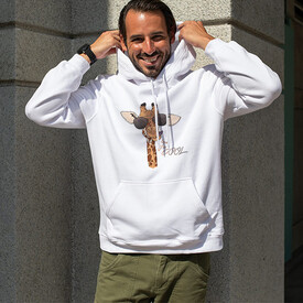 Cool Giraffe Kapşonlu Sweatshirt - Thumbnail