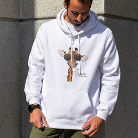 Cool Giraffe Kapşonlu Sweatshirt - Thumbnail