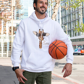  - Cool Giraffe Kapşonlu Sweatshirt