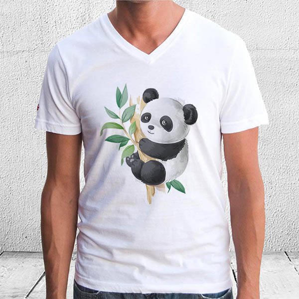 Cute Panda Tasarım Tişört