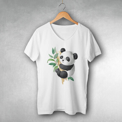  - Cute Panda Tasarım Tişört